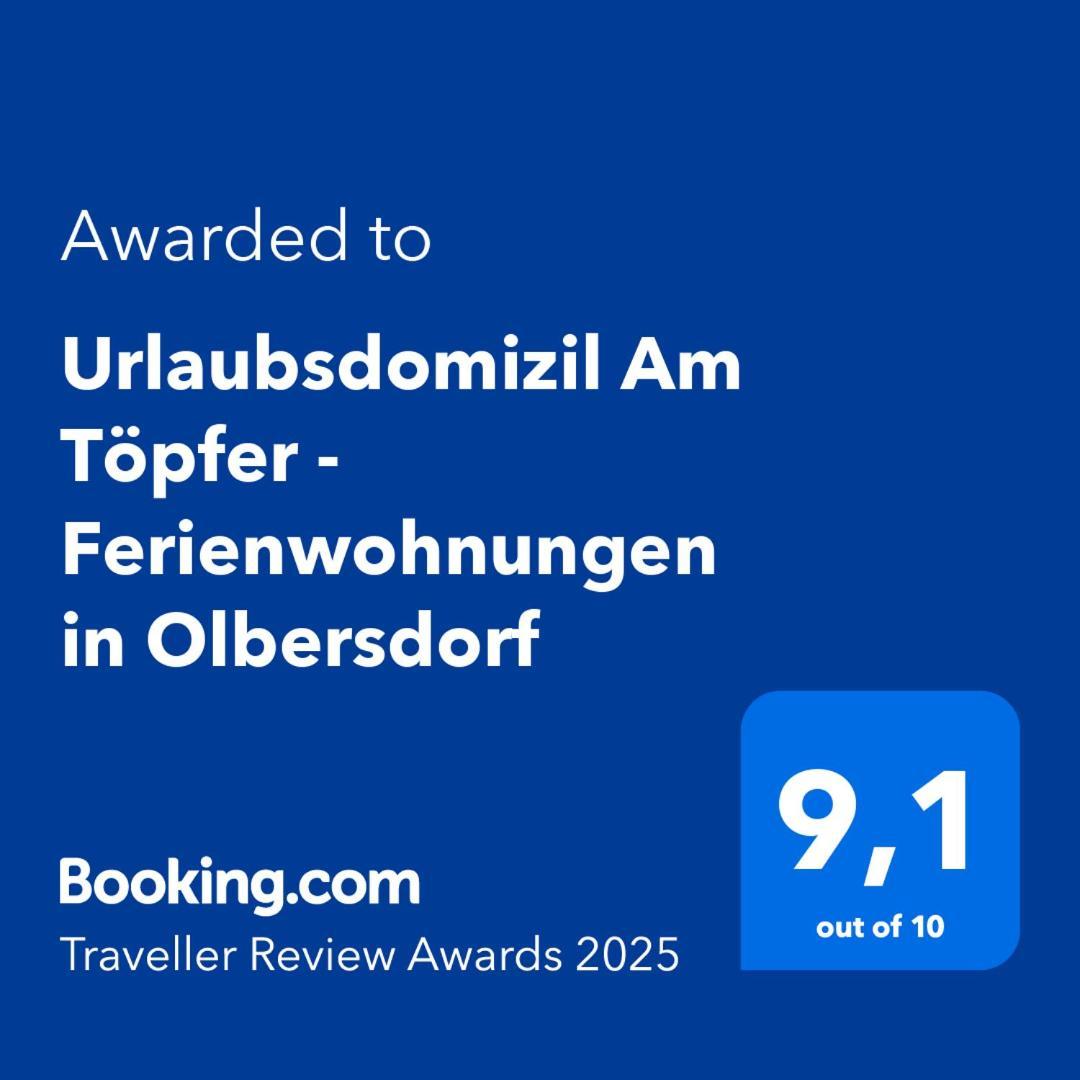 Urlaubsdomizil Am Toepfer - Ferienwohnungen In Olbersdorf Esterno foto